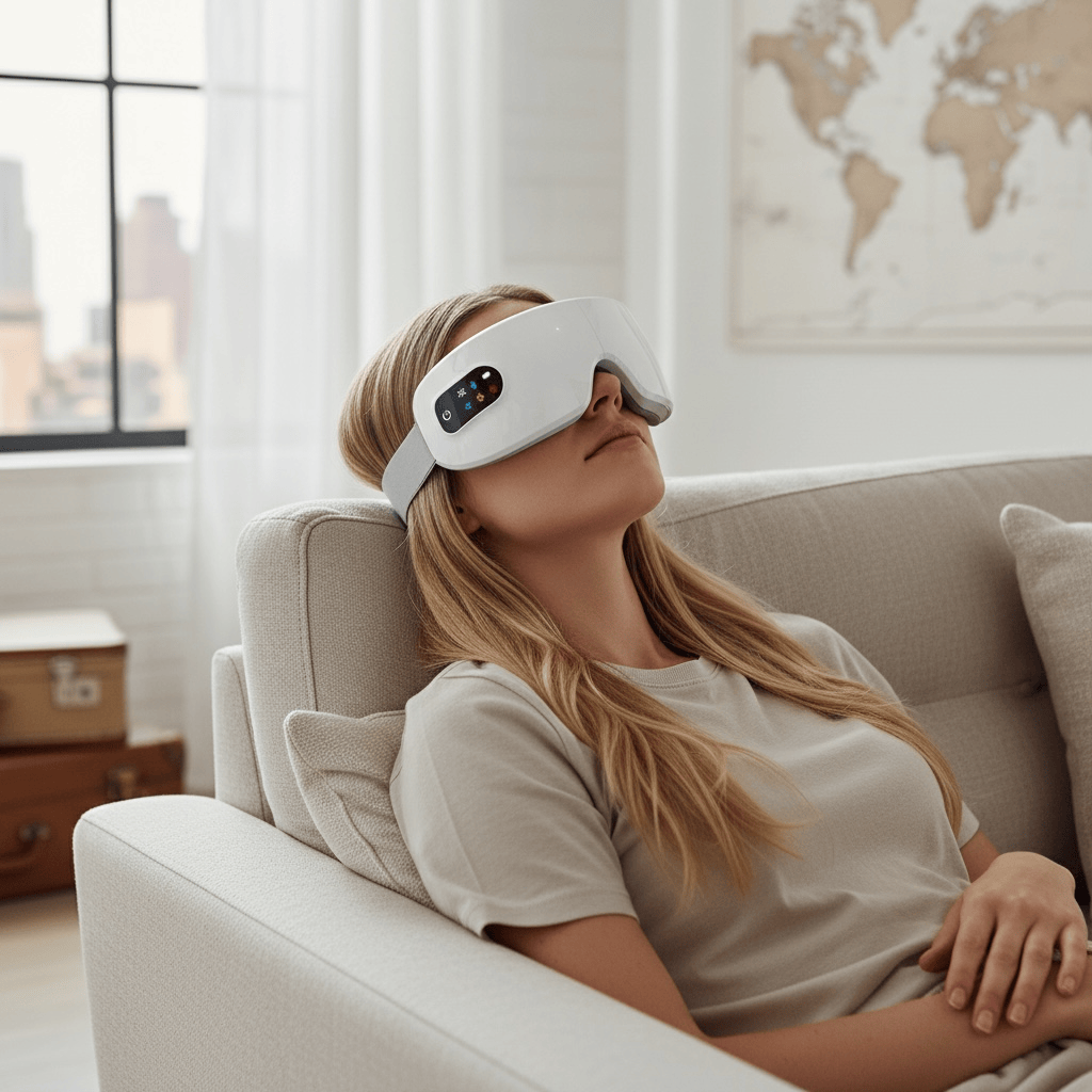 SnugSpirit White Eye Massager