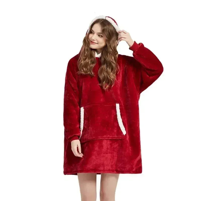 snug spirit Oversized Blanket Hoodie